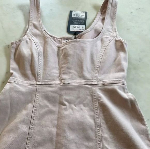 RUMNEY Pencil Denim Mini Dress - Picture 5 of 7